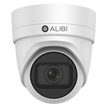 Alibi Cloud 2MP WDR 100' IR Varifocal IP Vandalproof Turret Security Camera