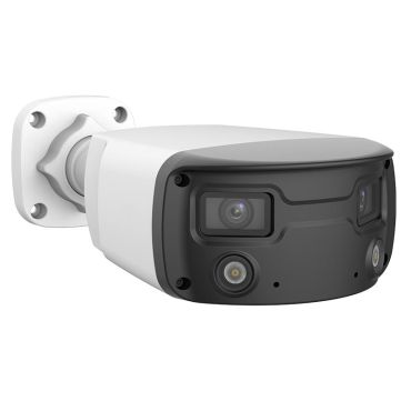 Alibi Vigilant Performance Series 4 MP Starlight IllumiNite Dual-Lens Panoramic Fixed IP Bullet Camera
