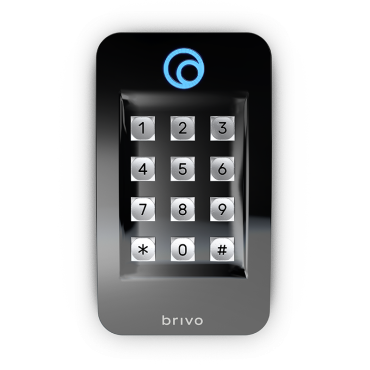 Single gang tri-technology combination reader and controller with keypad
