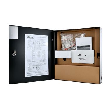 Brivo ACS6100 Series Six-Reader Capacity Ethernet Control Panel Bundle with Readers