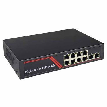10 Port Unmanaged PoE 10/100 Network Switch